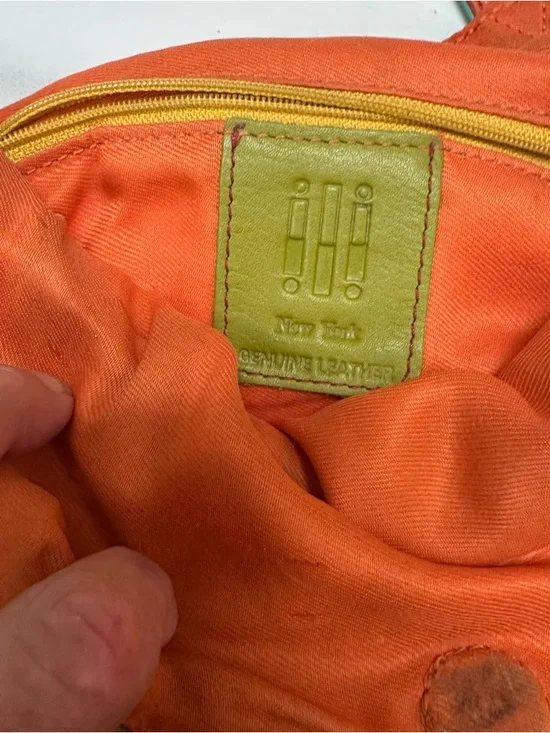 Vintage I’ll New York Colorblock leather handbag - Picture 3 of 4